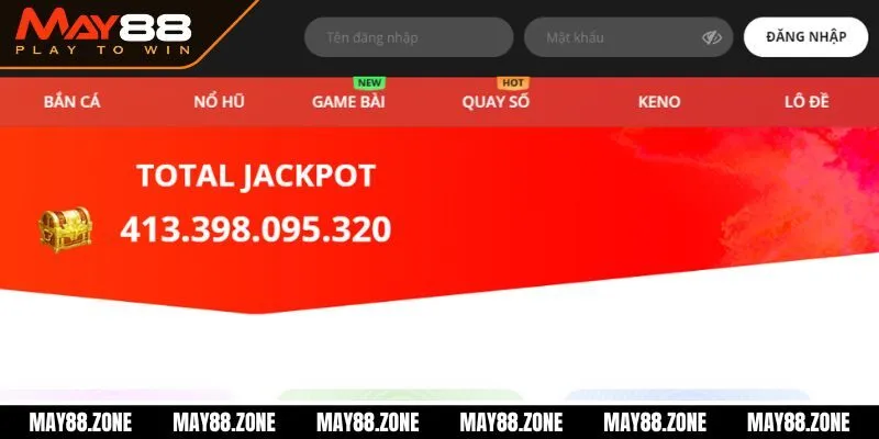 Đăng nhập MAY88 - Hướng dẫn login nhà cái nhanh chóng 2 Tìm và nhấn đến nút Đăng nhập MAY88